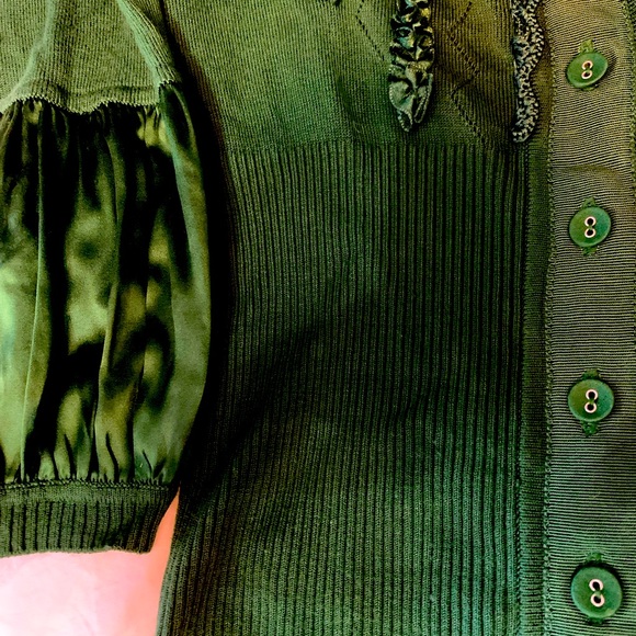 Green woman’s cardigan size s Sandra angelozzi - Picture 4 of 4